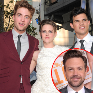 Robert Pattinson, Kristen Stewart, Taylor Lautner, Jason Sudeikis Robert Pattinson, Kristen Stewart, Taylor Lautner, Jason Sudeikis